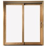 patio doors pella 450 series 71.25-in clear glass white wood sliding patio door LOTYWLT