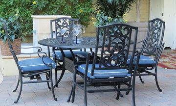 patio furniture clearance fontana 5-pc outdoor dining set CYDJGYE