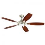 petersford 52 in. led brushed nickel ceiling fan ZZQPBLF