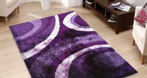 purple rugs floral purple indoor bedroom shag area rug 5u0027 x 7u0027 ft. WOVDAOU