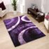 purple rugs floral purple indoor bedroom shag area rug 5u0027 x 7u0027 ft. WOVDAOU