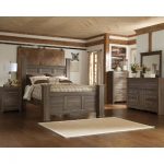 queen bedroom sets driftwood rustic modern 6 piece queen bedroom set - fairfax JYWWJBQ
