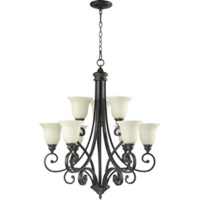 quorum lighting - 6154-9-86 - bryant - nine light chandelier AUJDFWB