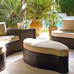 rattan effect garden furniture collection rattan effect 6 seater patio sofa set 2 sofas652/3835 MSTSLXQ