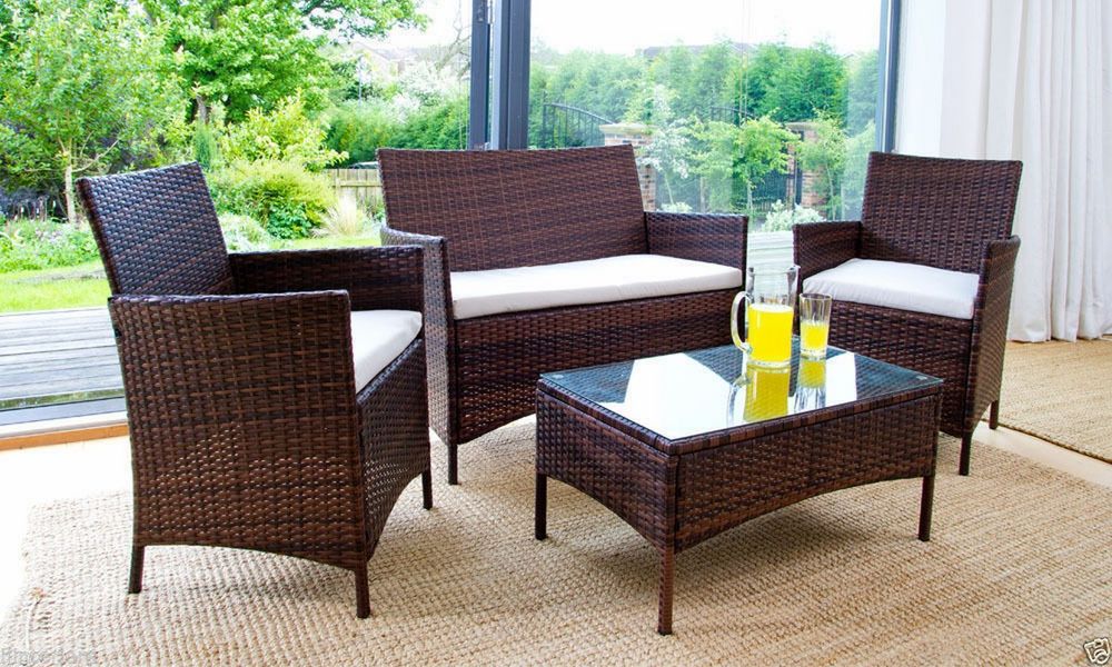 Benefits of rattan effect garden
  furniture