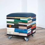 recycled furniture bookpouf: stacked books furniture by sledgecorner UHOTLCO