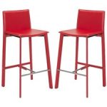 red bar stools carrillo 30 QQXIGHM