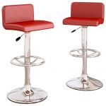 red bar stools sonax corliving low back bar stools red leatherette set of 2 within red ILMZPMA