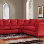 red sectional sofa red upholstery fabric sectional WSGQFFV