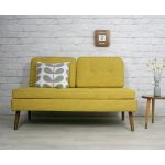 retro sofa retro vintage mid century danish style sofa bed daybed eames era 1950s 60s DQVBLFT
