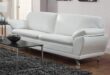 robyn white leather sofa FUFDXCQ