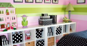room decoration ideas girlsu0027 bedroom with modular storage bookcase QJBVUFH