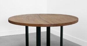 round table decidedly rustic chic furniture from uhuru. round wood dining tablewood ... ZLIZBGW