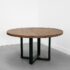 round table decidedly rustic chic furniture from uhuru. round wood dining tablewood ... ZLIZBGW