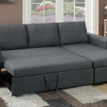 samo grey fabric sectional sofa bed AZXZAEQ