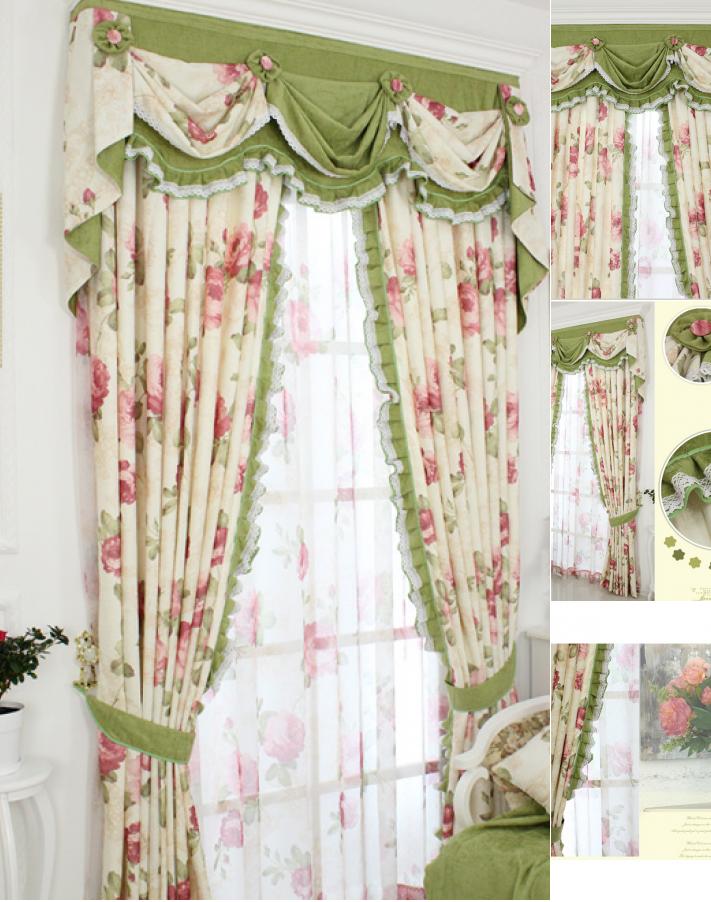 How to make shabby chic curtains