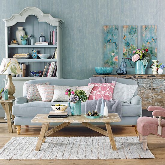 Top 4 ideas for shabby chic living room