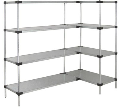 shelf units solid shelf unit galvanized steel ... ZBYTZOM