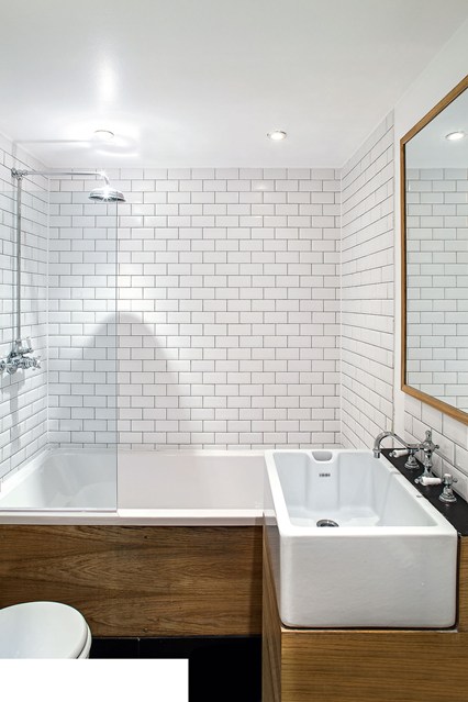 small bathroom ideas supersize sink KDZCDRL