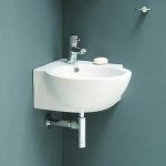 small bathroom sinks corner bathroom sinks creating space saving modern bathroom design ECSOIAM