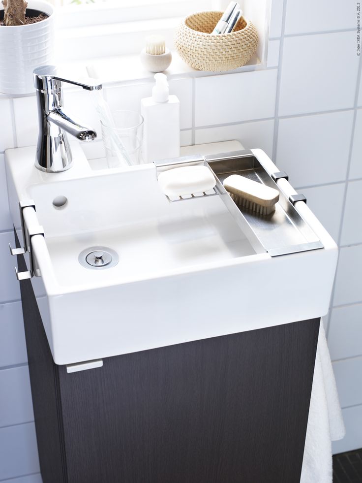 small bathroom sinks sommar 2016 kuddfodral, vit, blå rand. tiny bathroomssmall space bathroomsmall  sinkcompact ... OKRDICW