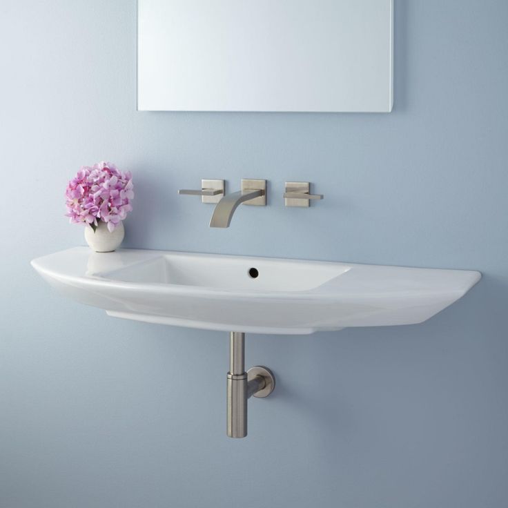 small bathroom sinks wall - mounted narrow bathroom sinks. LRNOMCT