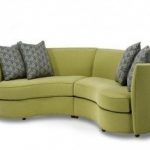 small curved sectional sofa for small living room TUIDALH