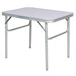 small folding table tectake aluminium folding portable camping table YCNFJQC