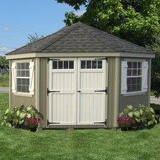 storage sheds colonial 10 ft. w x 10 ft. d wood storage shed AWLVPYZ