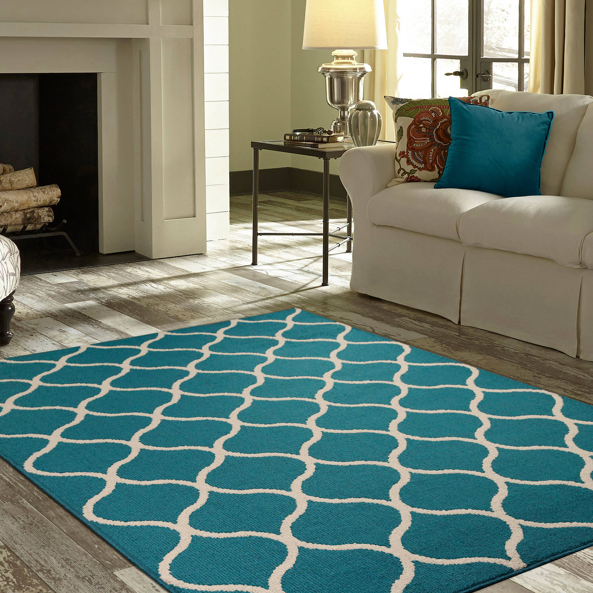 Tips for cleaning teal rug