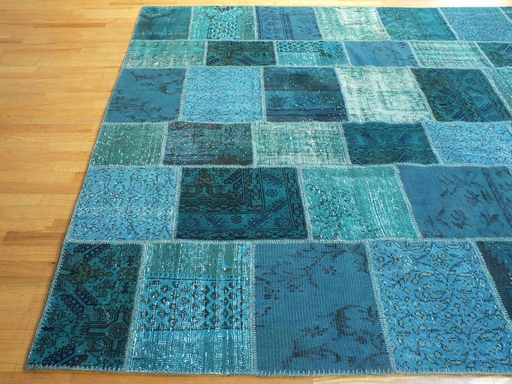 teal rugs with variations make your place cool WBWHDBV
