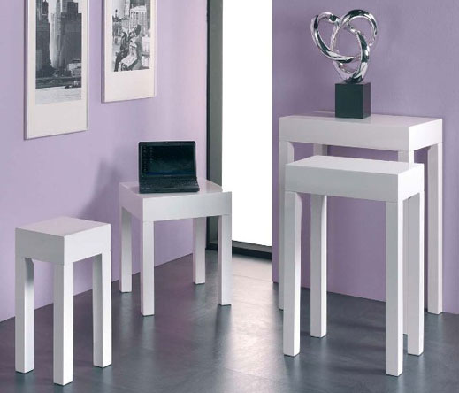 theme your furniture with white gloss furniture looks HIOPOZC