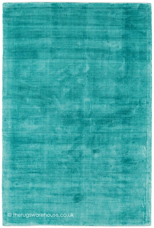 trendy shiny turquoise rug, a luxury hand-woven modern rug made from 100% ZZJVXTZ
