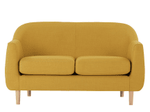 tubby 2 seater sofa, retro yellow HPVJHSO
