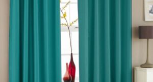 turquoise curtains details about pair of faux silk curtains eyelet / ring top SRIPWUW