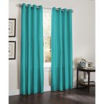 turquoise curtains kashi erin faux silk insulated blackout 90-inch curtain panel pair ( turquoise), blue, LDGMUMR