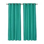 turquoise curtains l grommet curtain panel pair, turquoise (set of UEYFZNC
