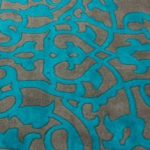 turquoise rug ... nuloom handmade crown turquoise wool rug (7u00276 x 9u00276) - BSVHUAO
