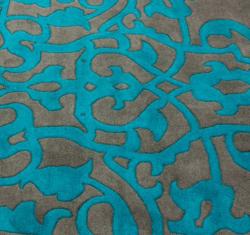 turquoise rug ... nuloom handmade crown turquoise wool rug (7u00276 x 9u00276) - BSVHUAO