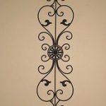 tuscan wrought iron wall decor - can be hung vertically or horizontally. AOPWPRM