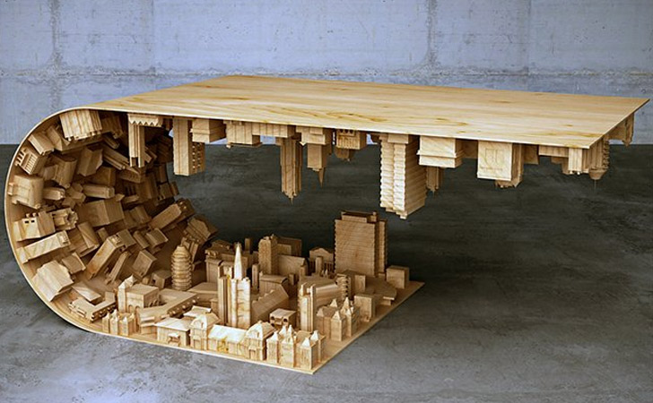 unique coffee tables inception coffee table FYARROH