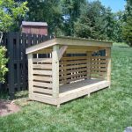 using a wood shed for storing firewood NUXKVOE