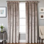 velvet drapes velvet rod pocket/back tab 63-inch lined window curtain panel in walnut AQGHOIW