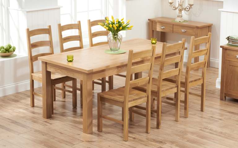 view all oak dining sets MNWLQGP
