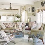 vintage shabby chic living room DWIRNPN