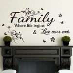 vinyl wall art details about family inspirational wall art quotes vinyl wall sticker/wall  decal- high JIPYBYJ