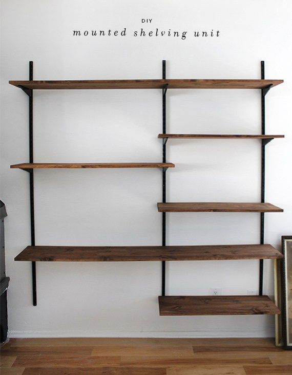 wall mounted shelves 51 diy bookshelf plans u0026 ideas to organize your precious books JJCSPWY