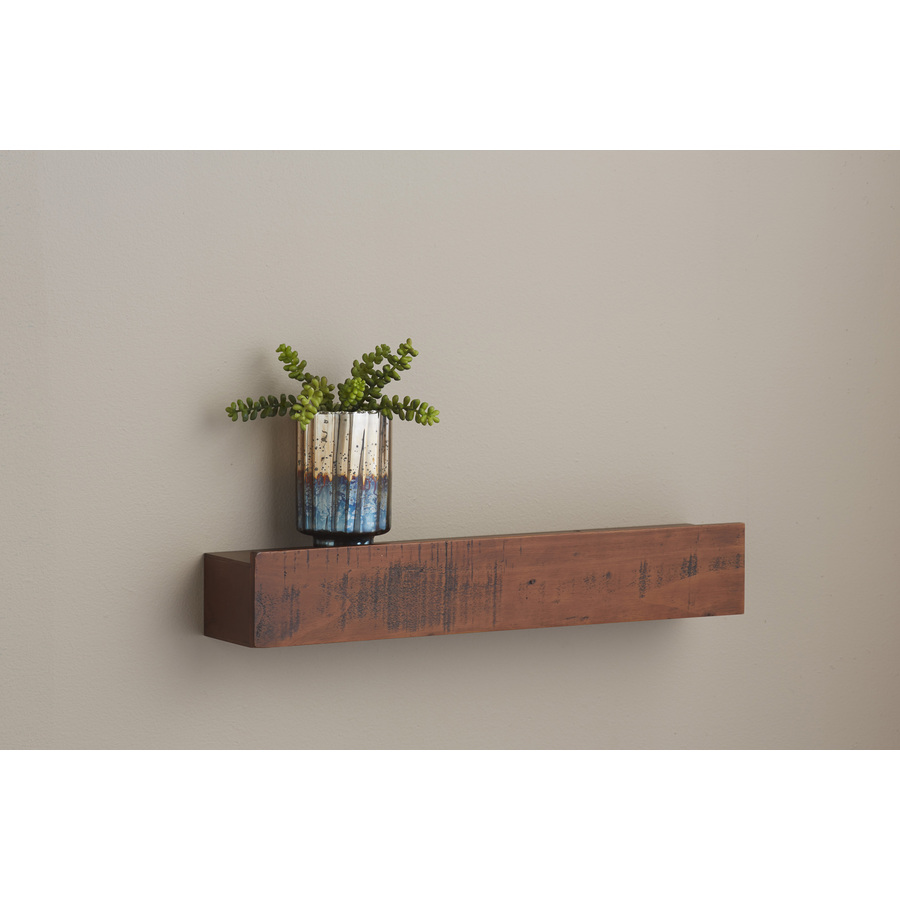 wall mounted shelves allen + roth 24-in w x 4.5-in h x 3.88-in BBJVXKG