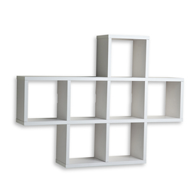 wall mounted shelves danya b 31-in w x 23-in h x 5.5-in d YDRUQAJ