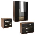 wardrobe sets las vegas 3 door wardrobe, bedside and chest of drawers set - next GSLBLOJ